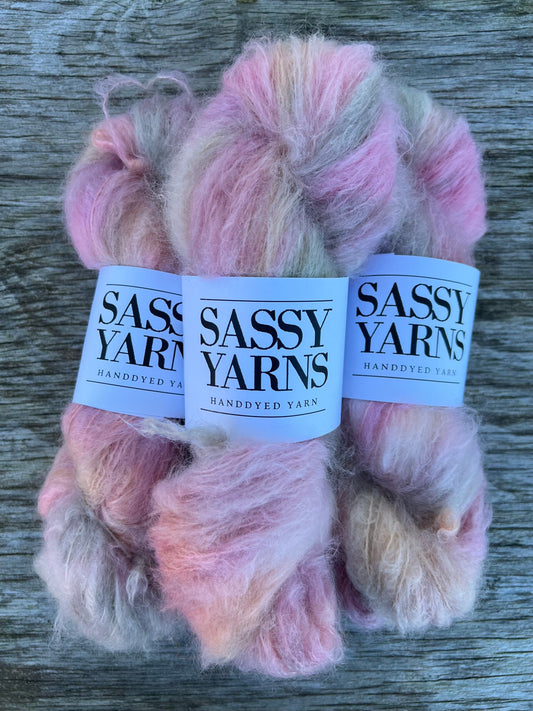 Chunky/fed Mohair - Tornerose
