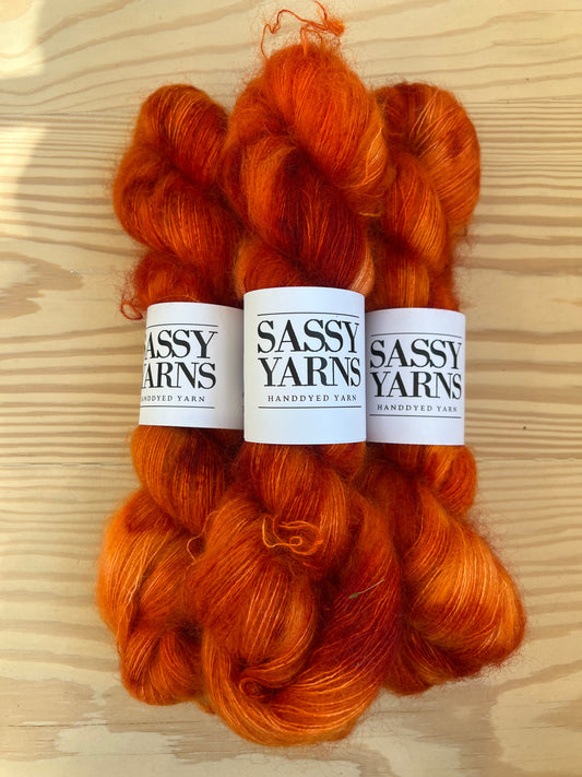 Kid silk mohair - Orange Ild