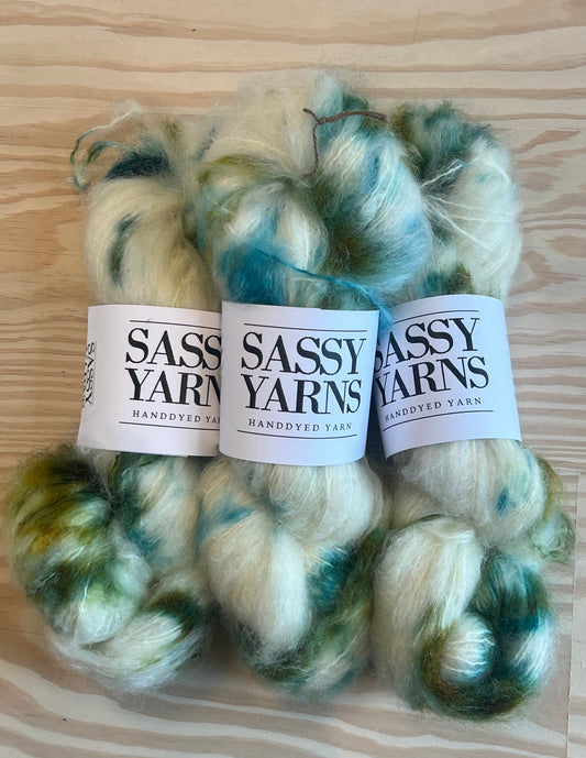 Chunky/fed Mohair - Anemoner