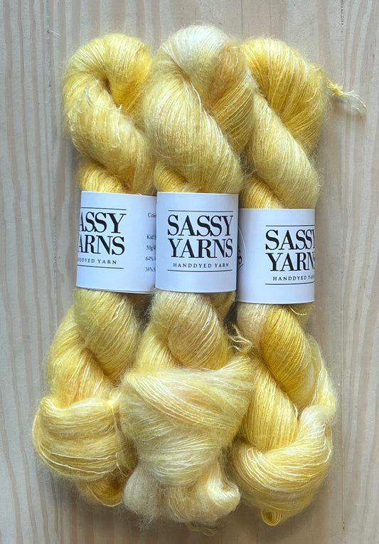 Kid silk mohair - Solskin