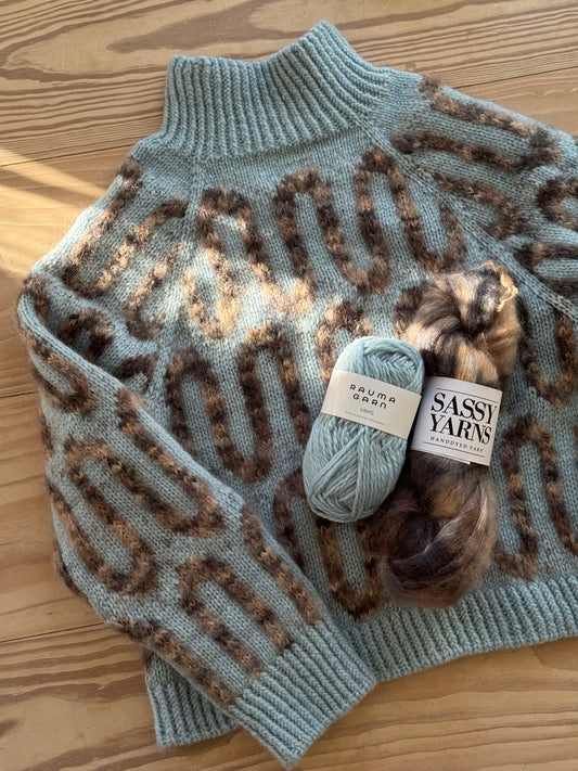 WAVE SWEATER AF SPEKTAKELSTRIK