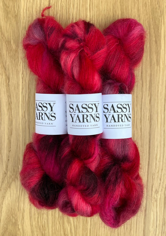 Kid silk mohair - Fransk Anemone