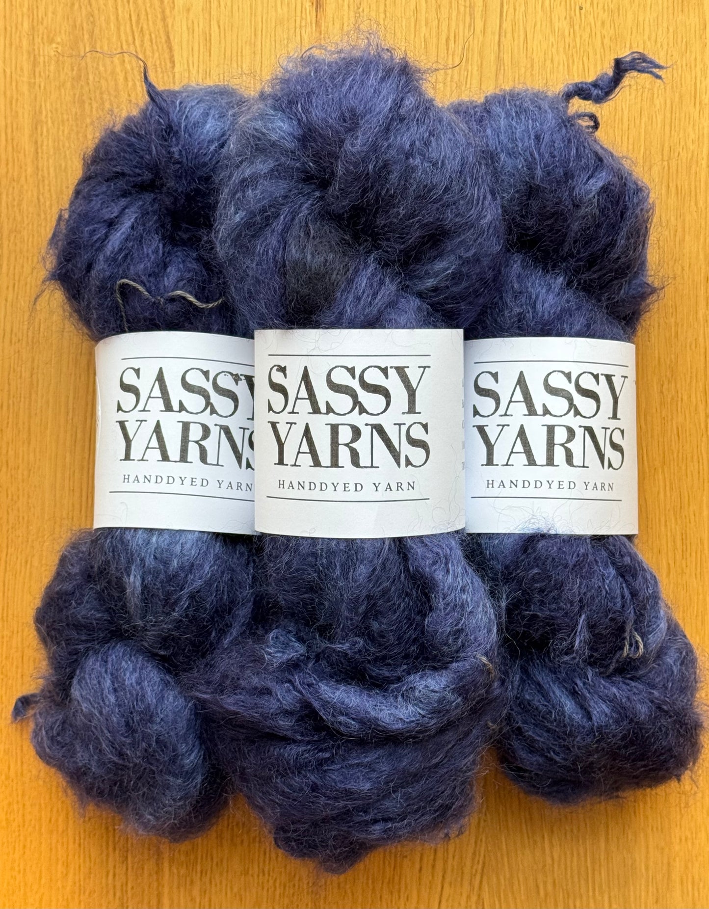 Chunky/fed Mohair - Navy