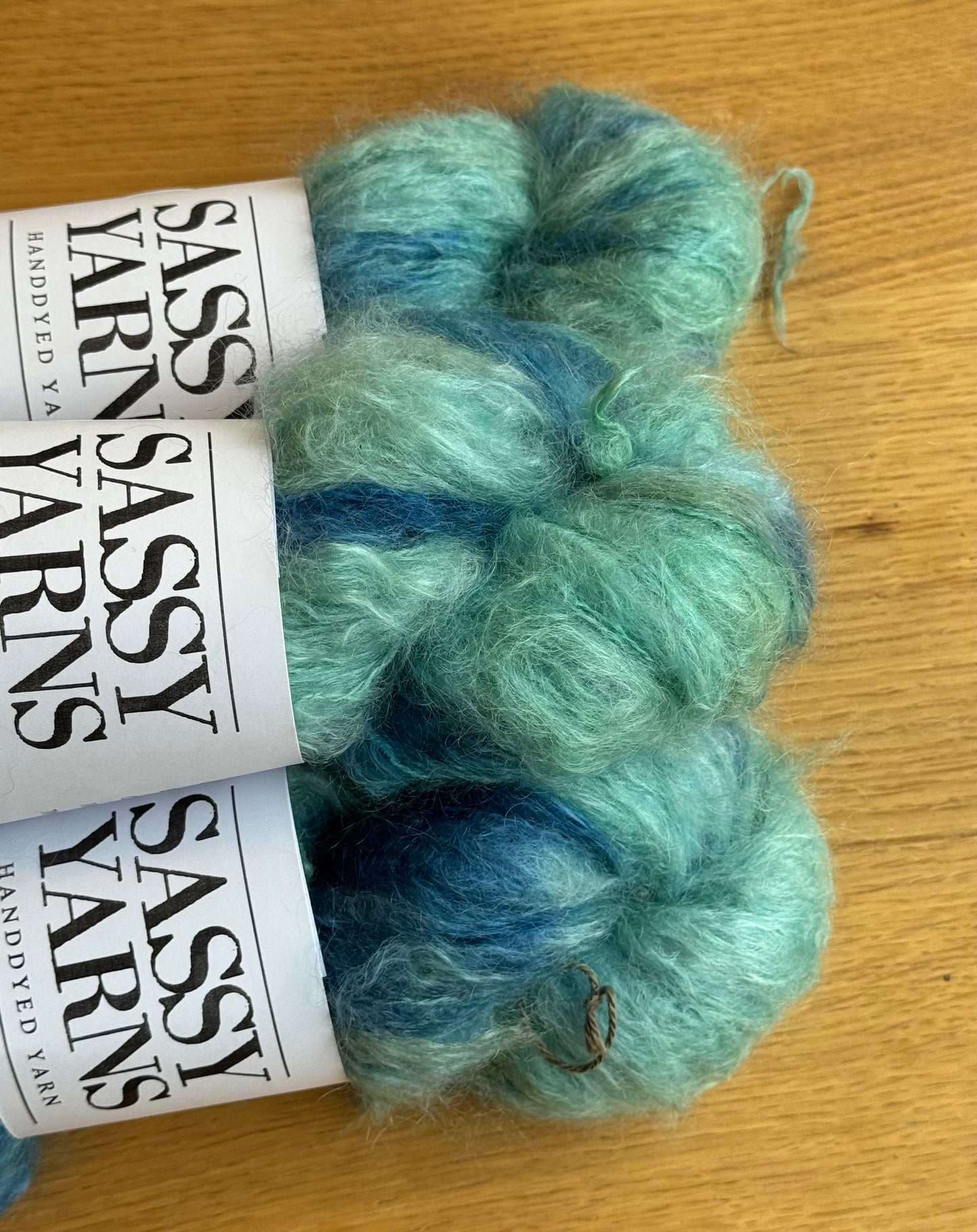 Chunky/fed Mohair - Ocean