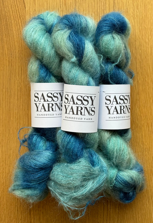 Kid silk mohair - Ocean