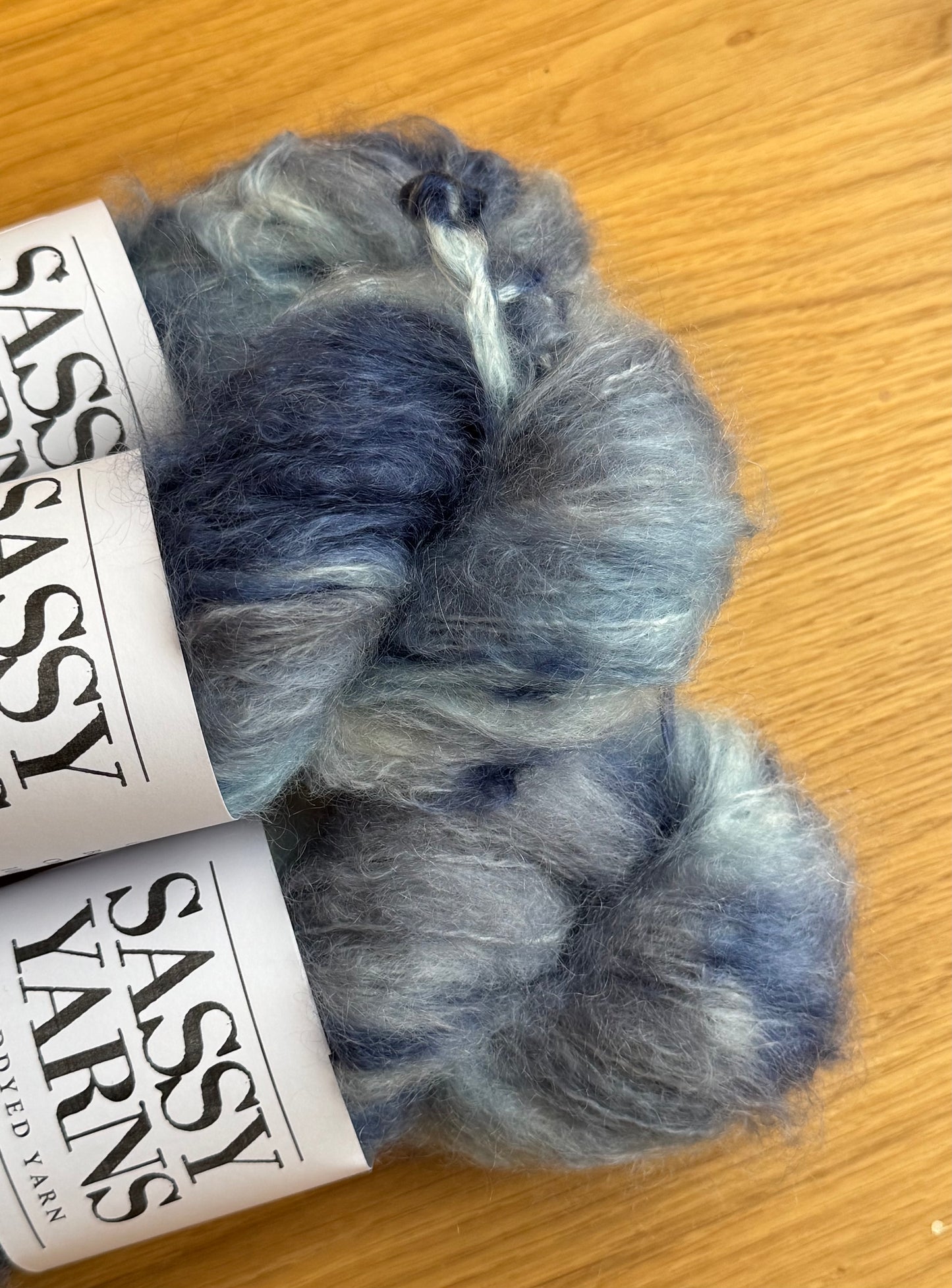 Chunky/fed Mohair - Frost