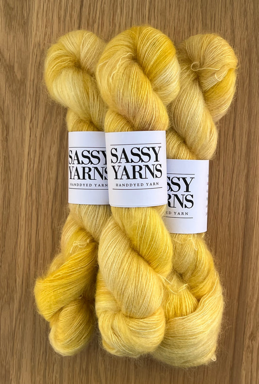 Kid silk mohair - Solskin