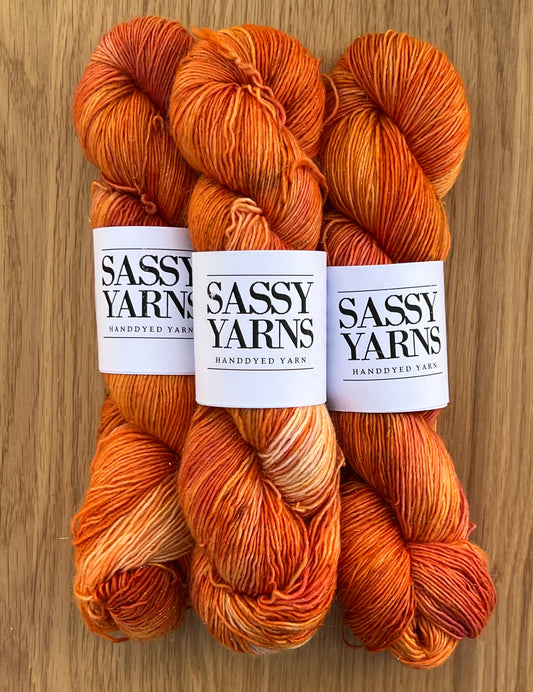 Merino Singles glitter - Pumpkin Spice