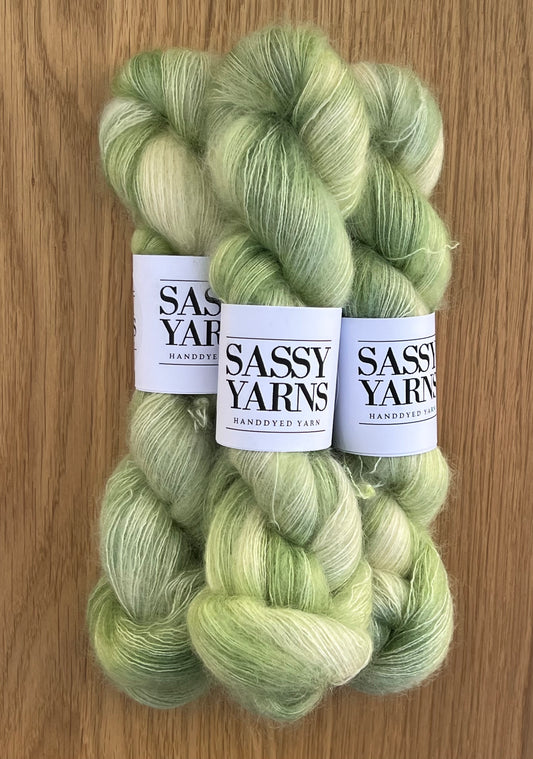 Kid silk mohair - Lys grøn