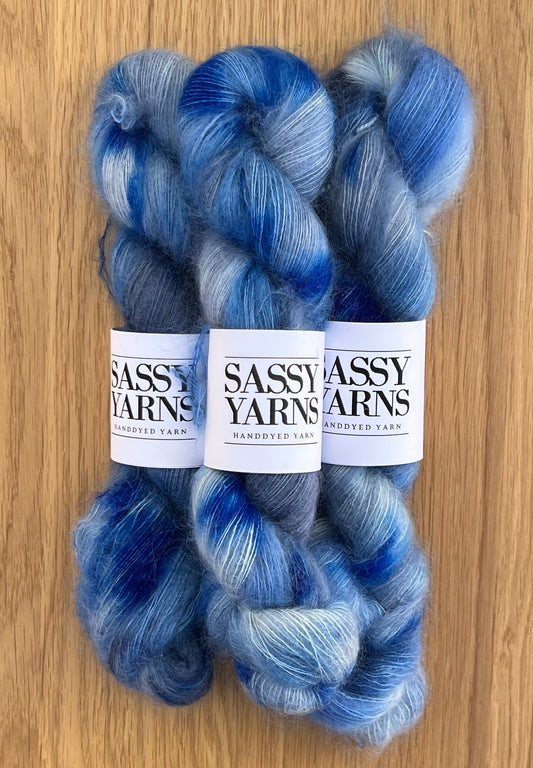 Kid silk mohair - Isdronningen