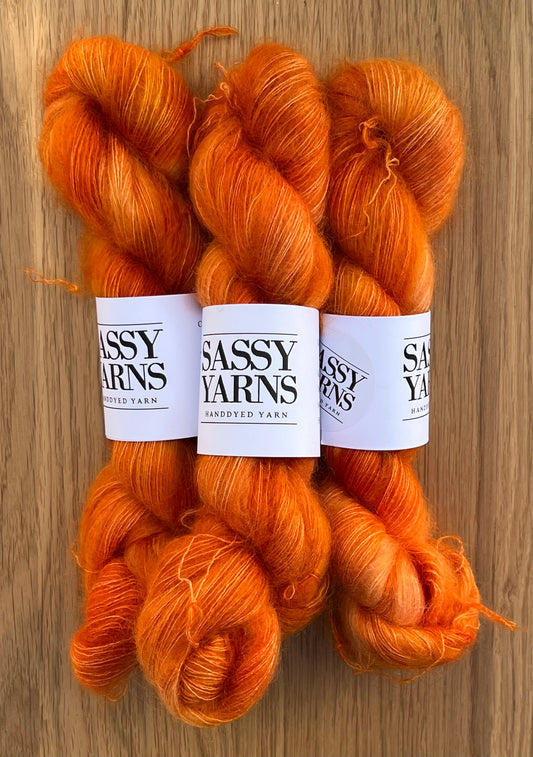 Kid silk mohair - Appelsiner