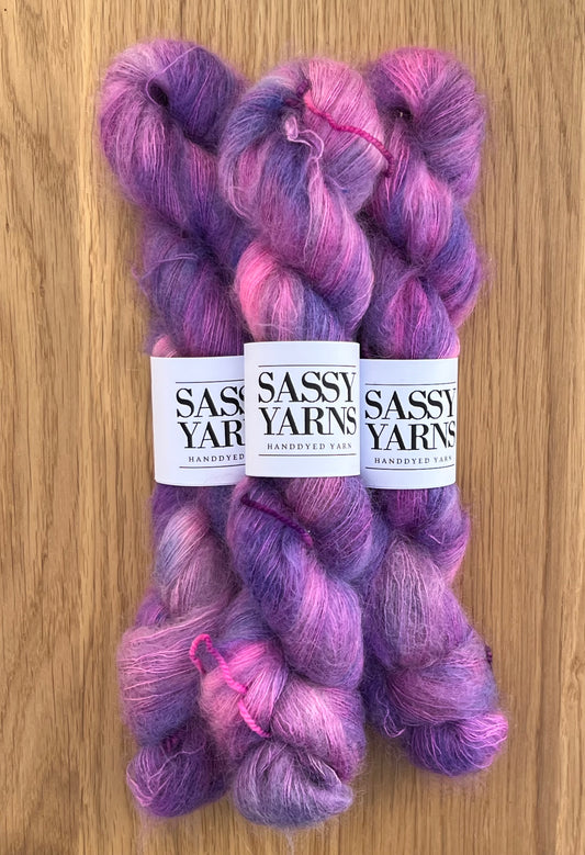 Kid silk mohair - Pæoner
