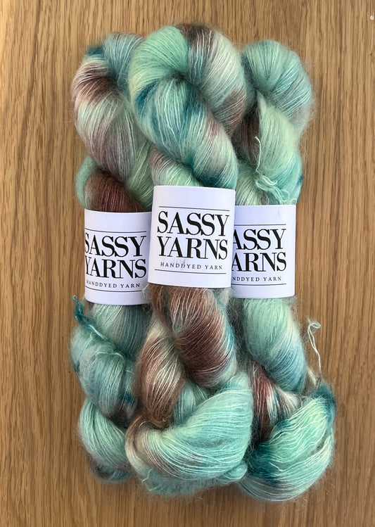 Kid silk mohair - Havskildpadde