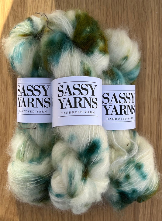 Chunky/fed Mohair - Anemoner