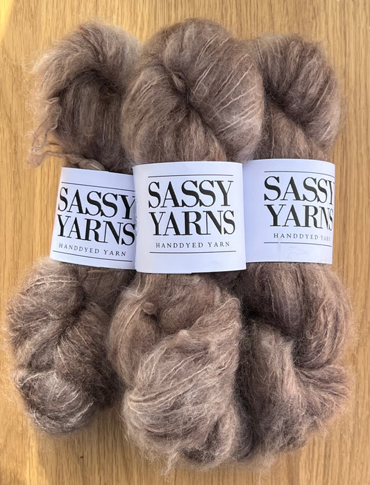 Chunky/fed Mohair - Mocca
