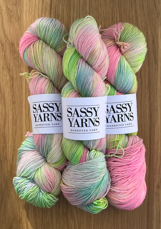 Merino Sølv Glitter Sock - Enhjørninge Prutter