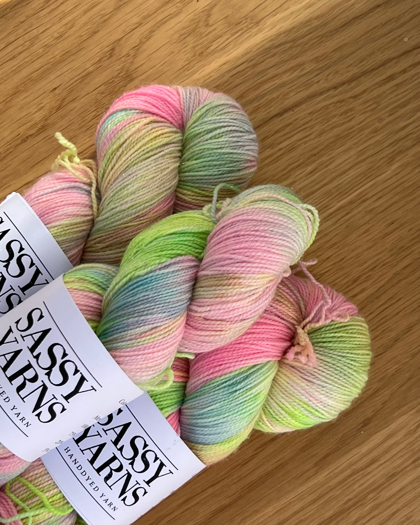 Merino Sølv Glitter Sock - Enhjørninge Prutter