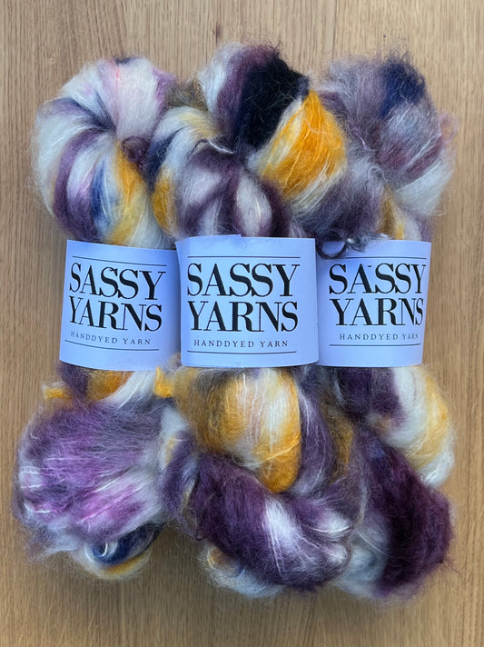 Chunky/fed Mohair - Blommer
