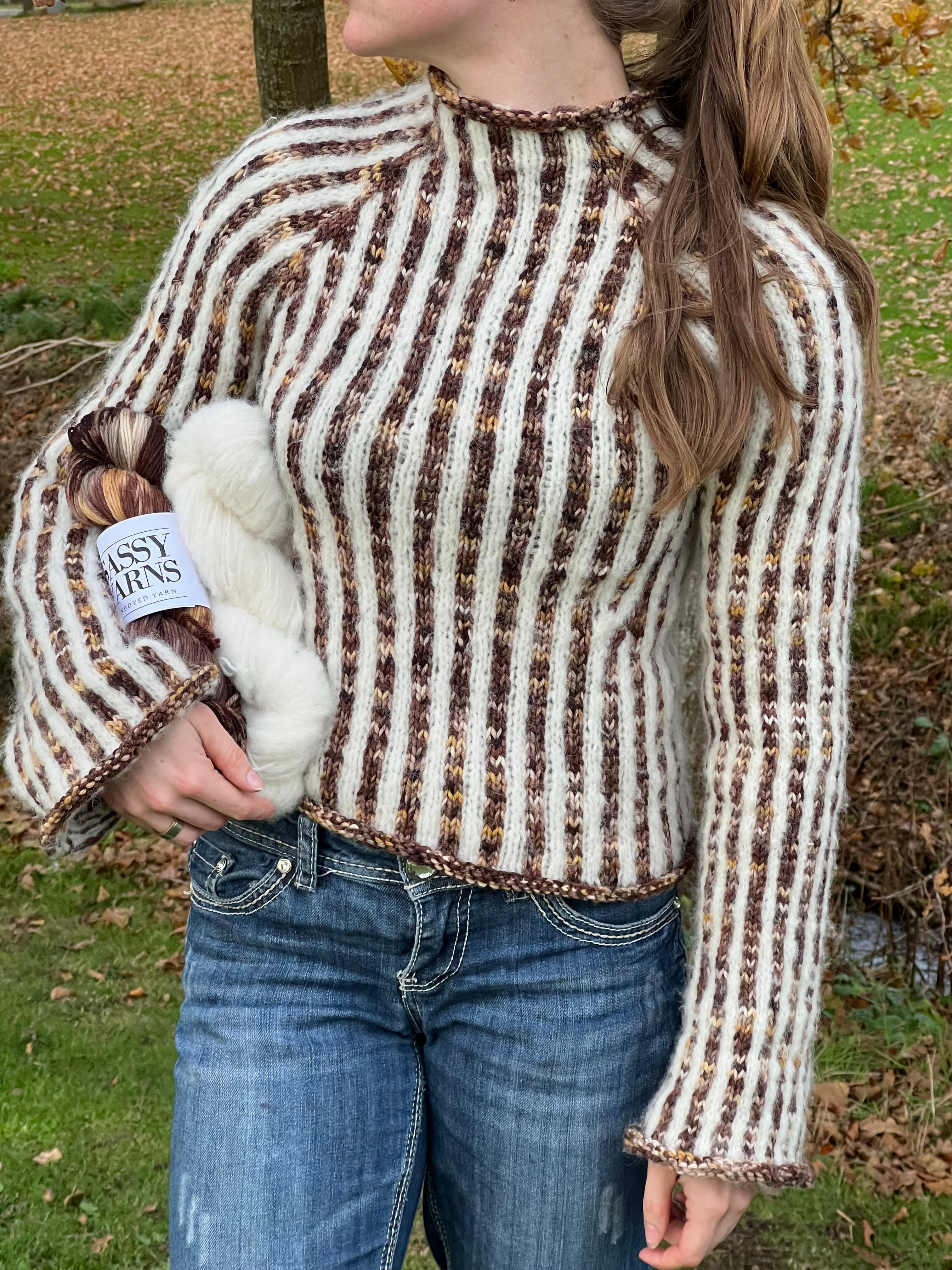 Vertikale striber - Opskrift ‭af‬ ‭Gitte Bindesbøl Larsen‬ – Sassy Yarns