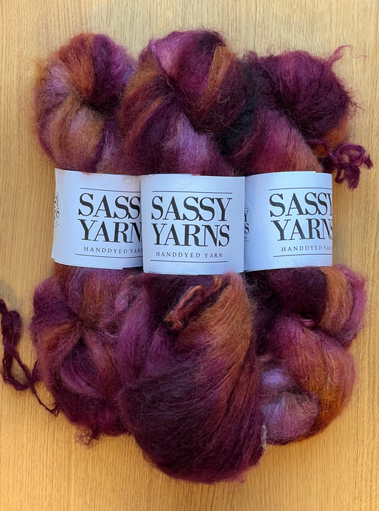 Chunky/fed Mohair - Løvfald