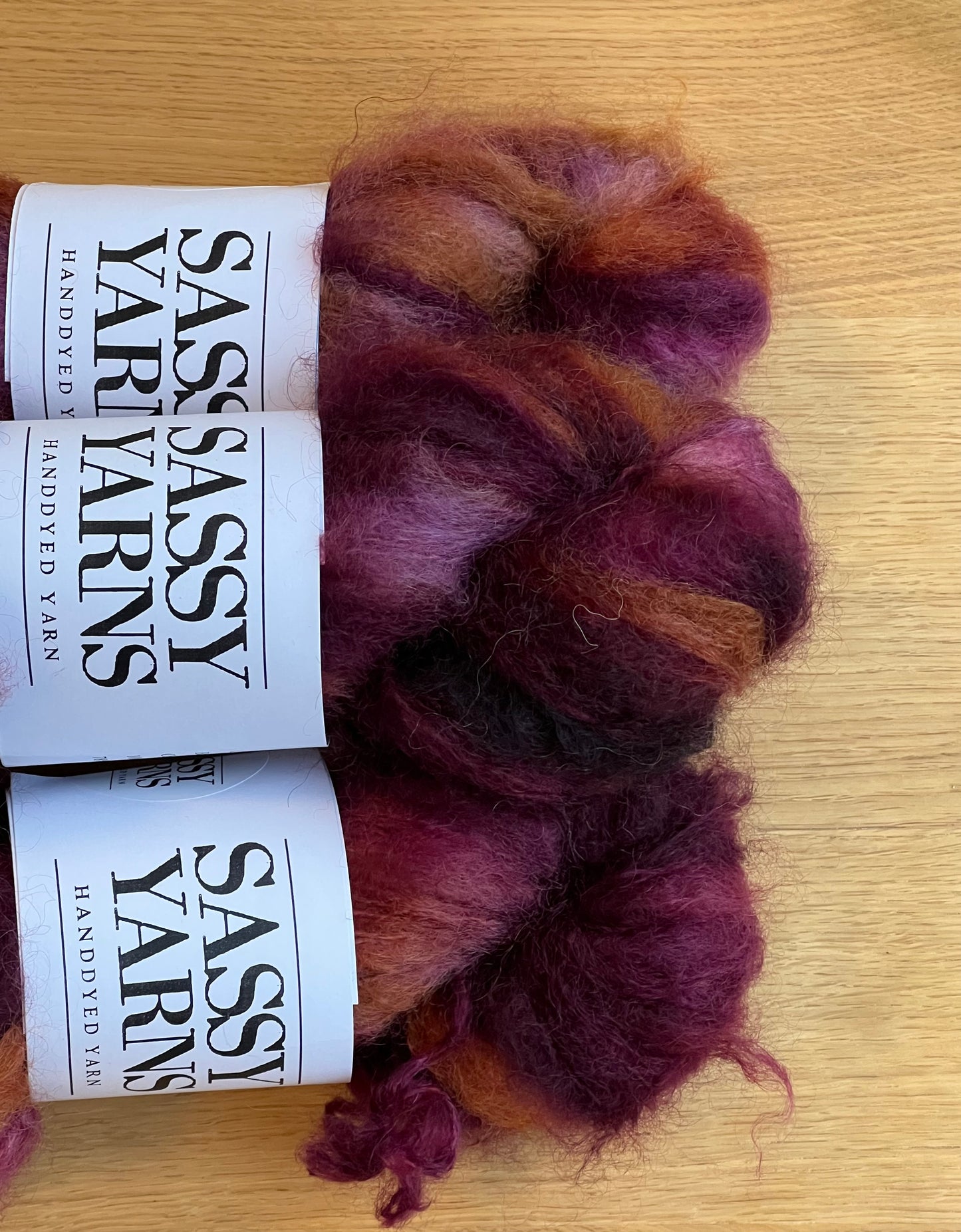 Chunky/fed Mohair - Løvfald