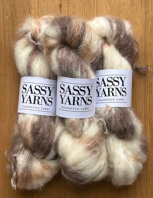 Chunky/fed Mohair - Strandskaller