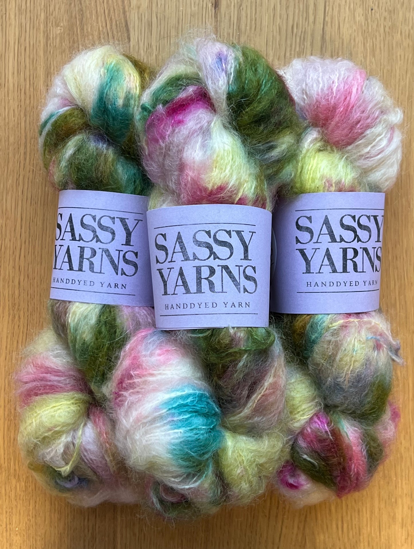 Chunky/fed Mohair - Forår