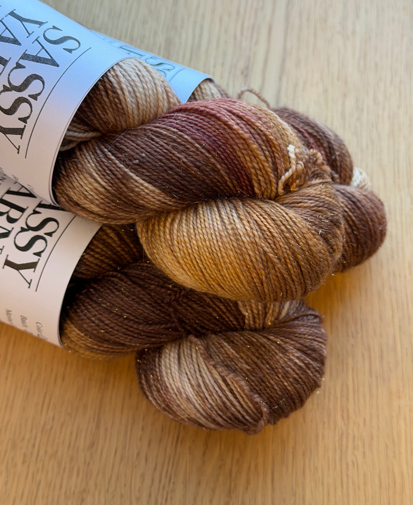 Merino Guld Glitter Sock - Cookies