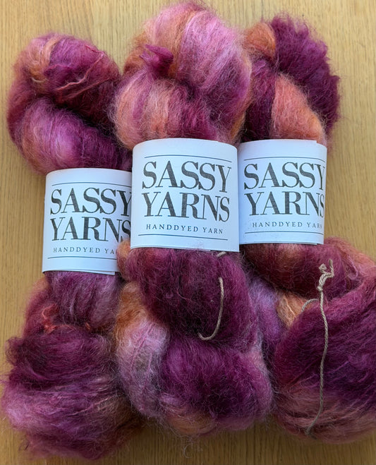 Chunky/fed Mohair - Løvfald