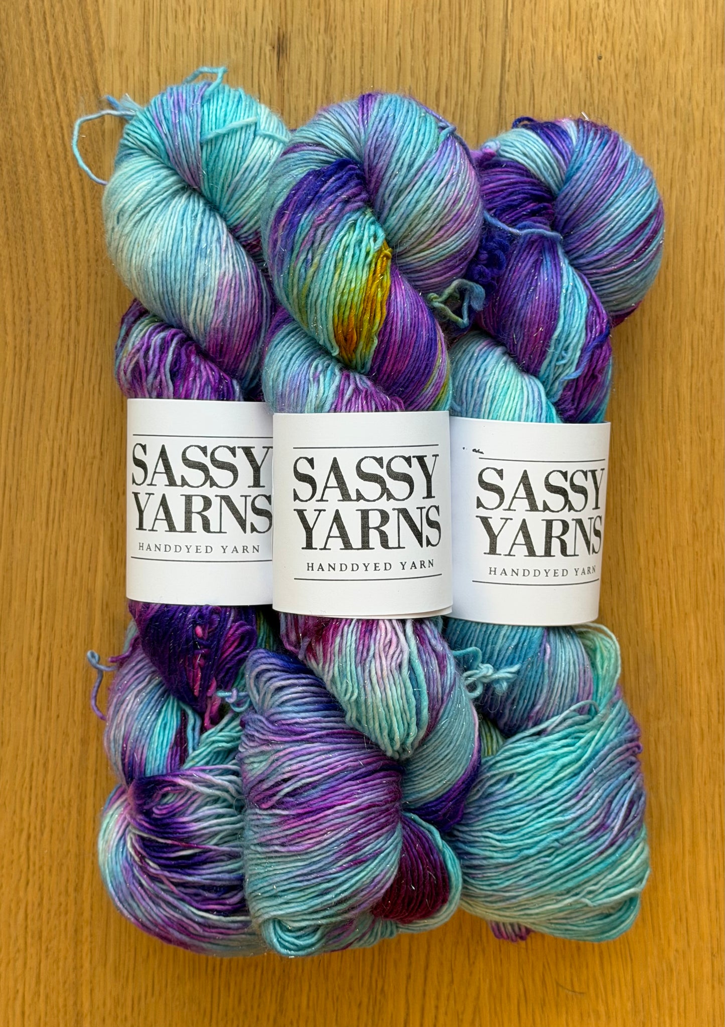 Merino Singles glitter - Havfrue