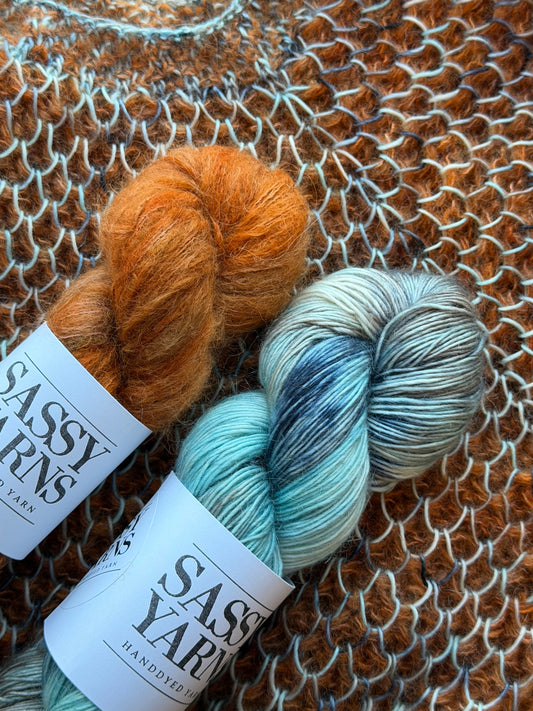 MERMAID QUEEN SURI SILK AF PURE KNIT AND PURL