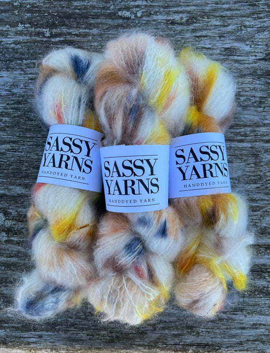 Chunky/fed Mohair - Picasso