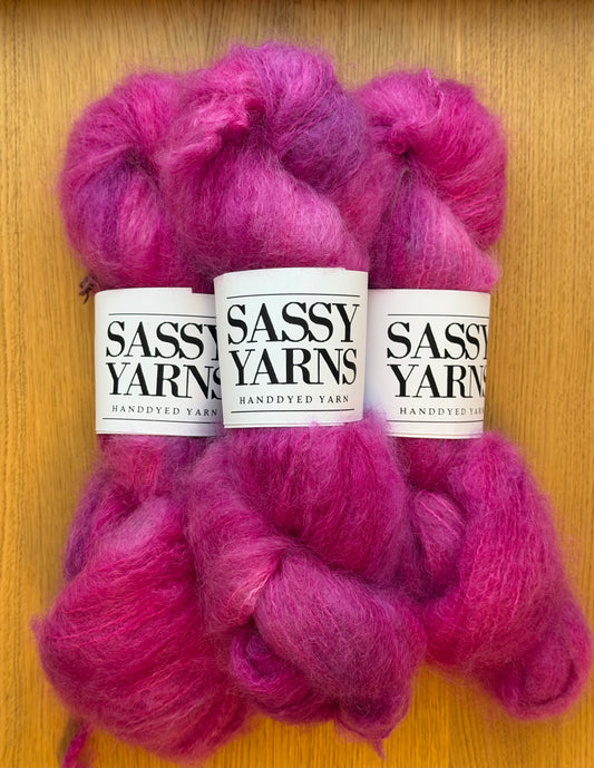 Chunky/fed Mohair - Fuchsia
