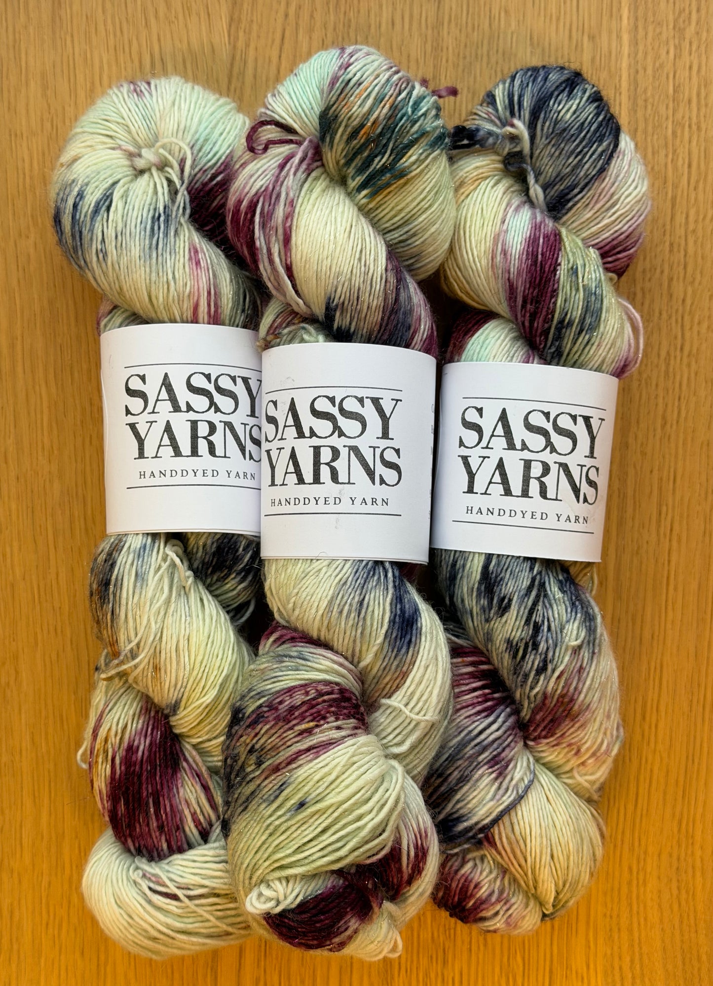 Merino Singles glitter - Mosaik