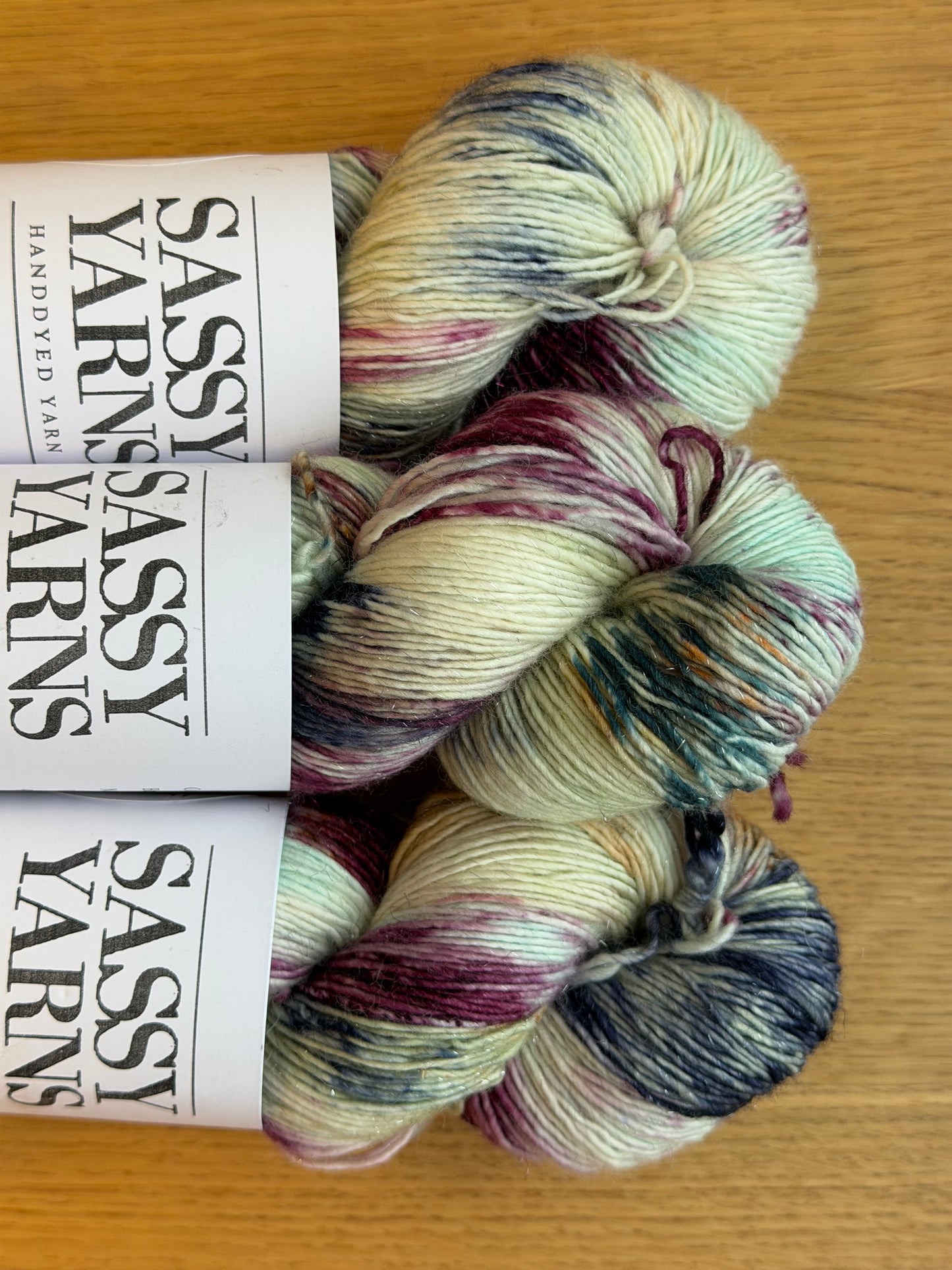 Merino Singles glitter - Mosaik