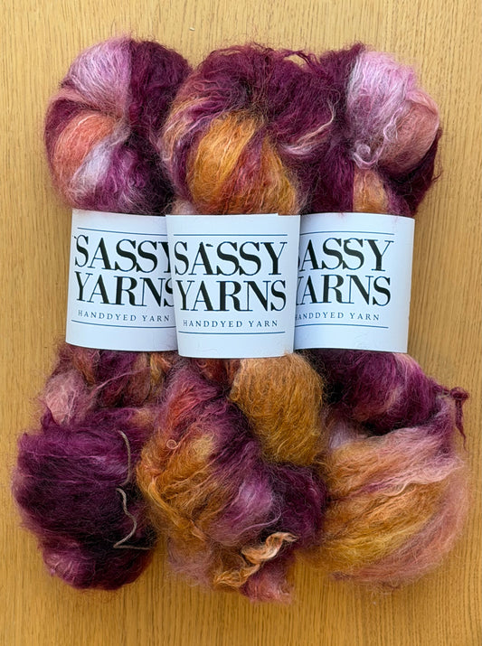 Chunky/fed Mohair - Løvfald