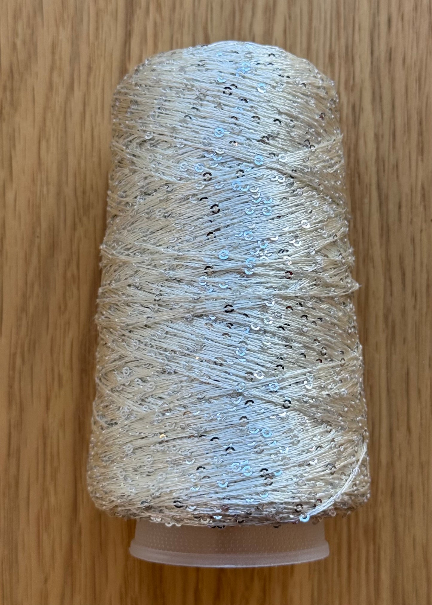 Små pailletter - ivory