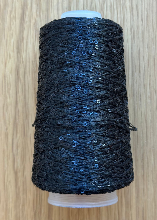 Små pailletter - sort