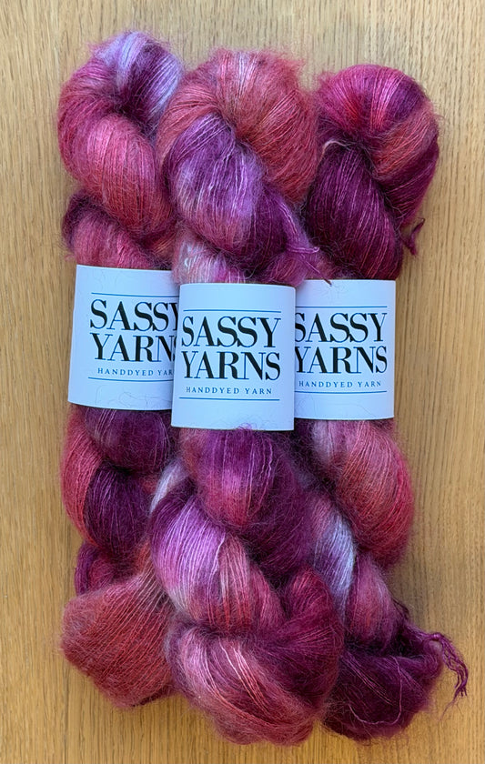 Kid silk mohair - Fransk Anemone
