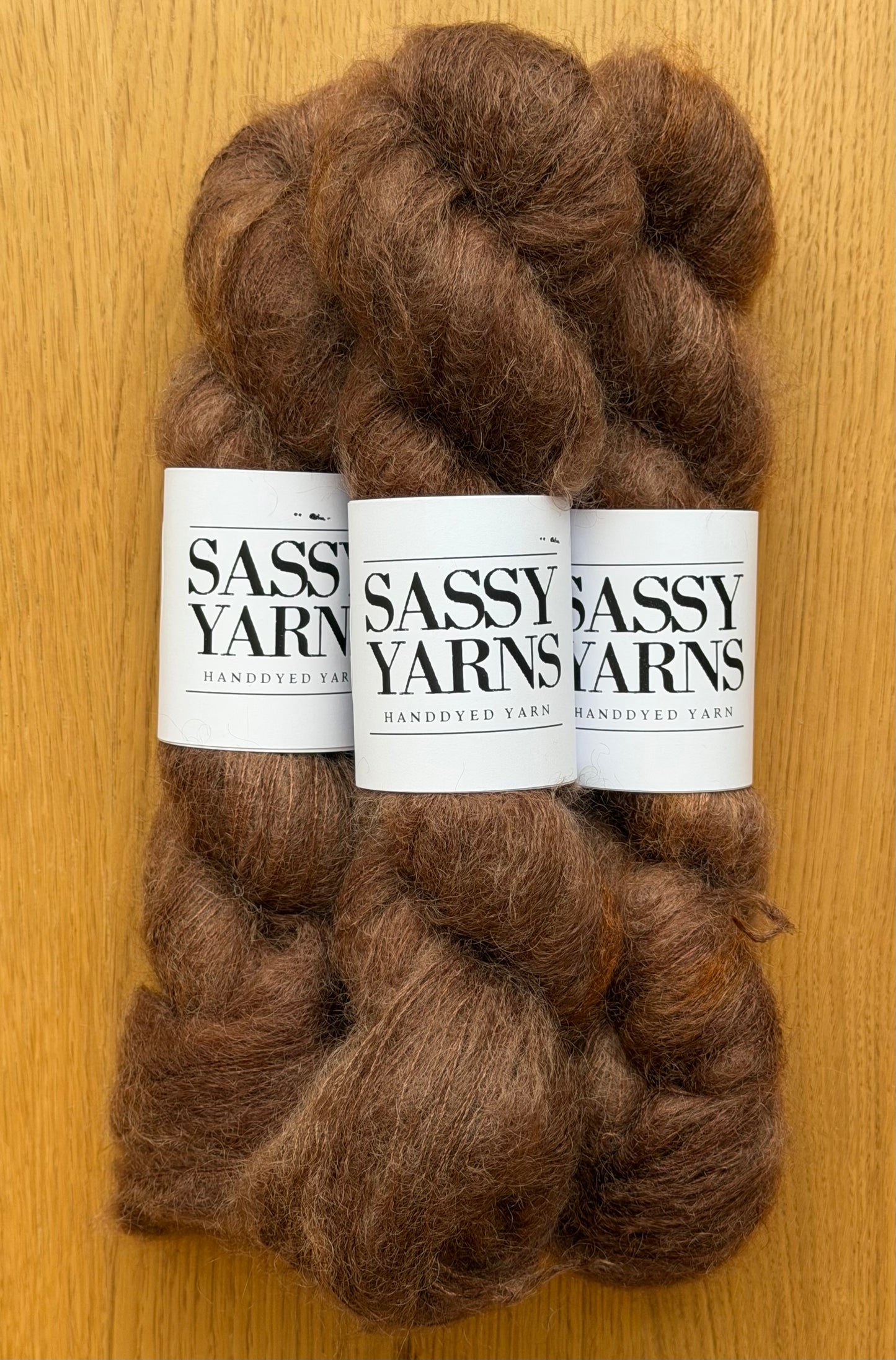 Kid silk mohair - Chokolade