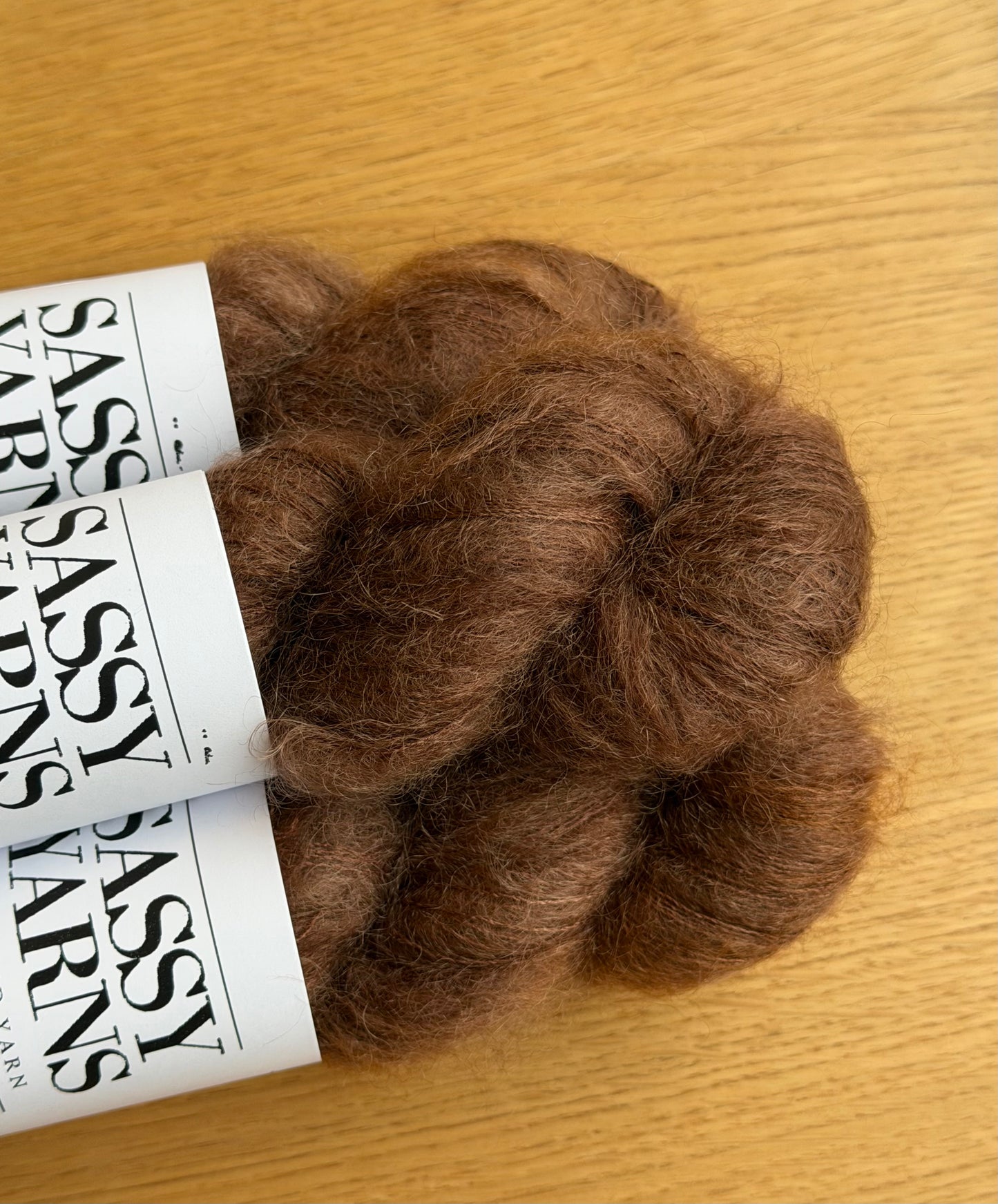 Kid silk mohair - Chokolade