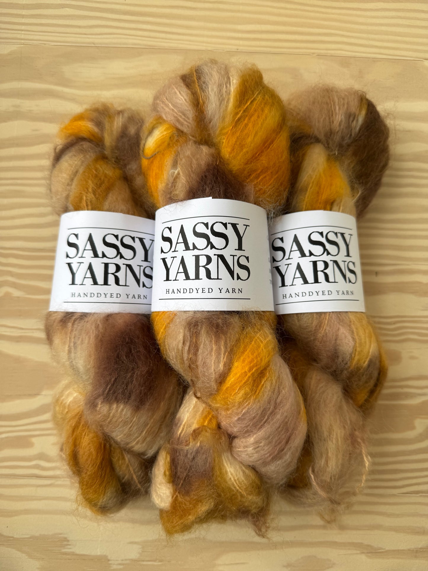 Chunky/fed Mohair - Honning Bjørn
