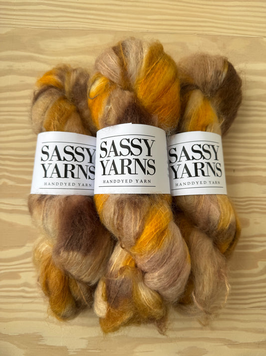 Chunky/fed Mohair - Honning Bjørn