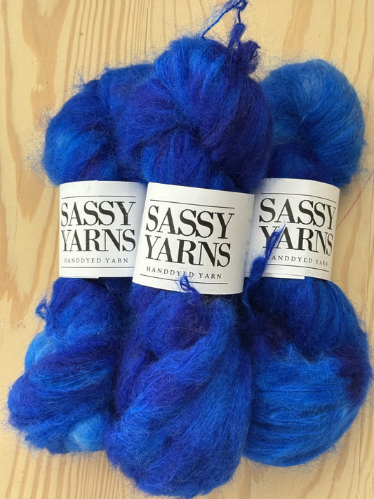 Chunky/fed Mohair - Royal
