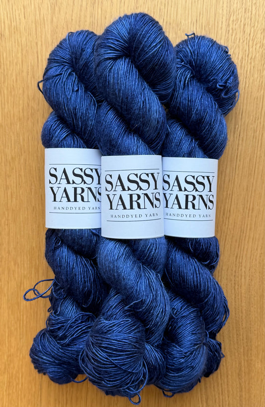 Pure Silk Singles - Navy