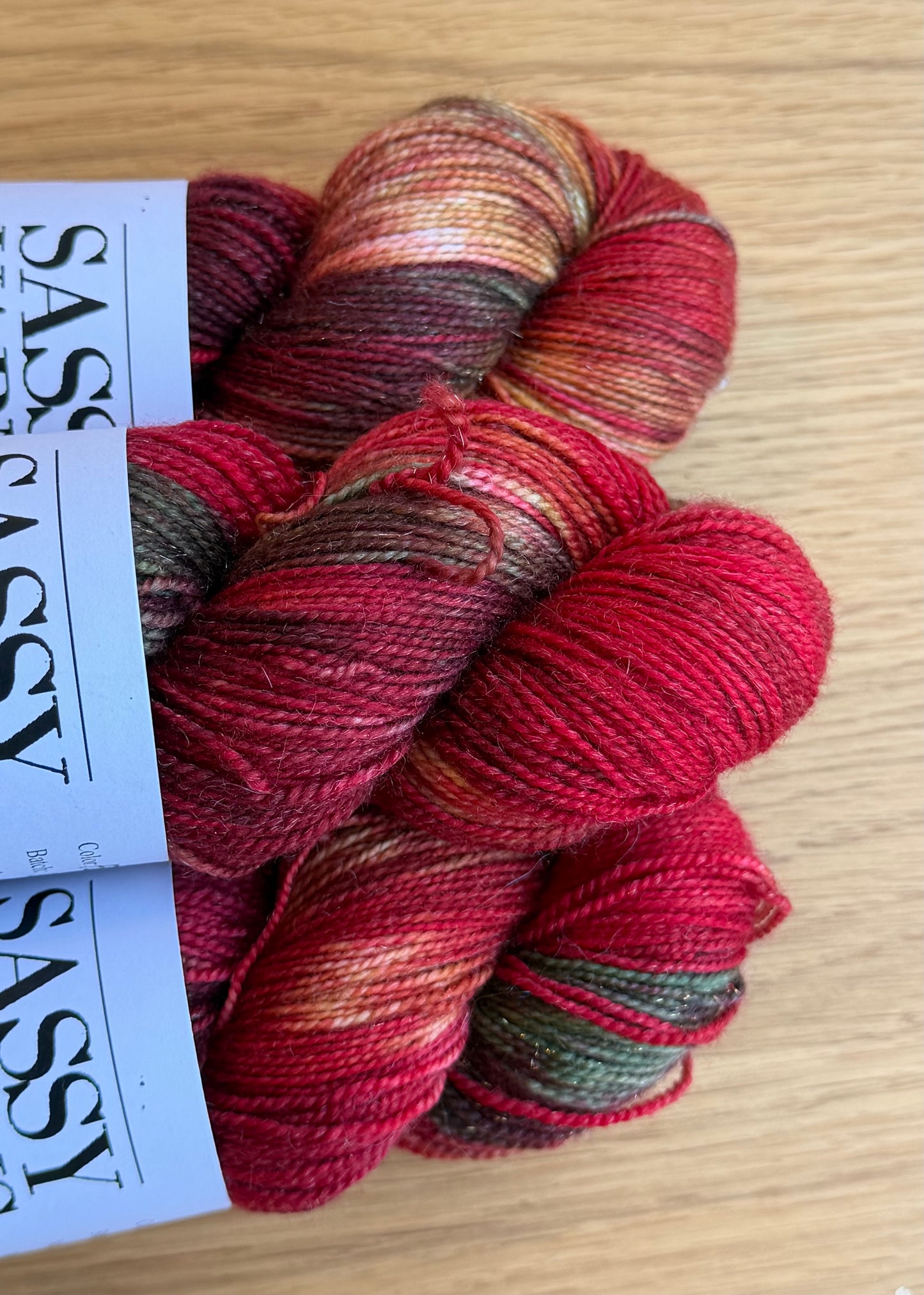 Merino Guld Glitter Sock - Æbler