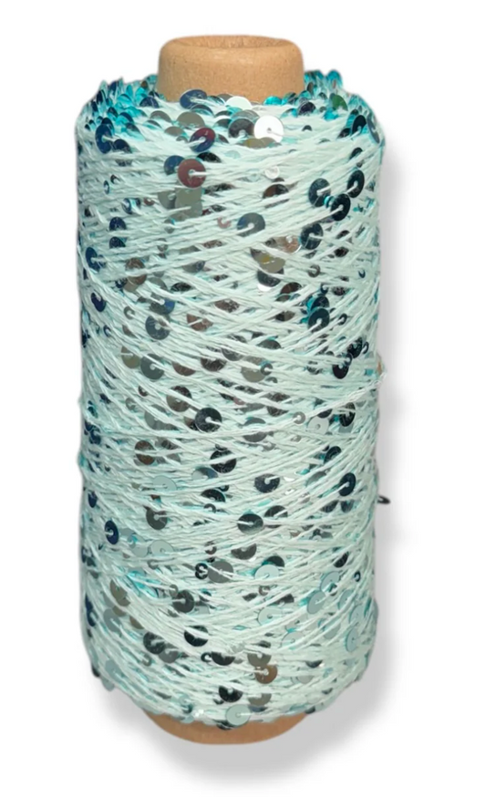 Wolle Halle Paillette - Aqua