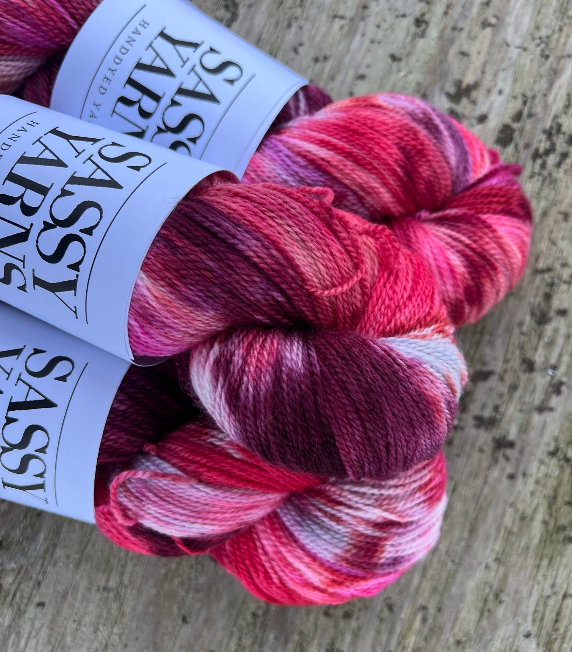 Merino lace - Fransk Anemone - View 2