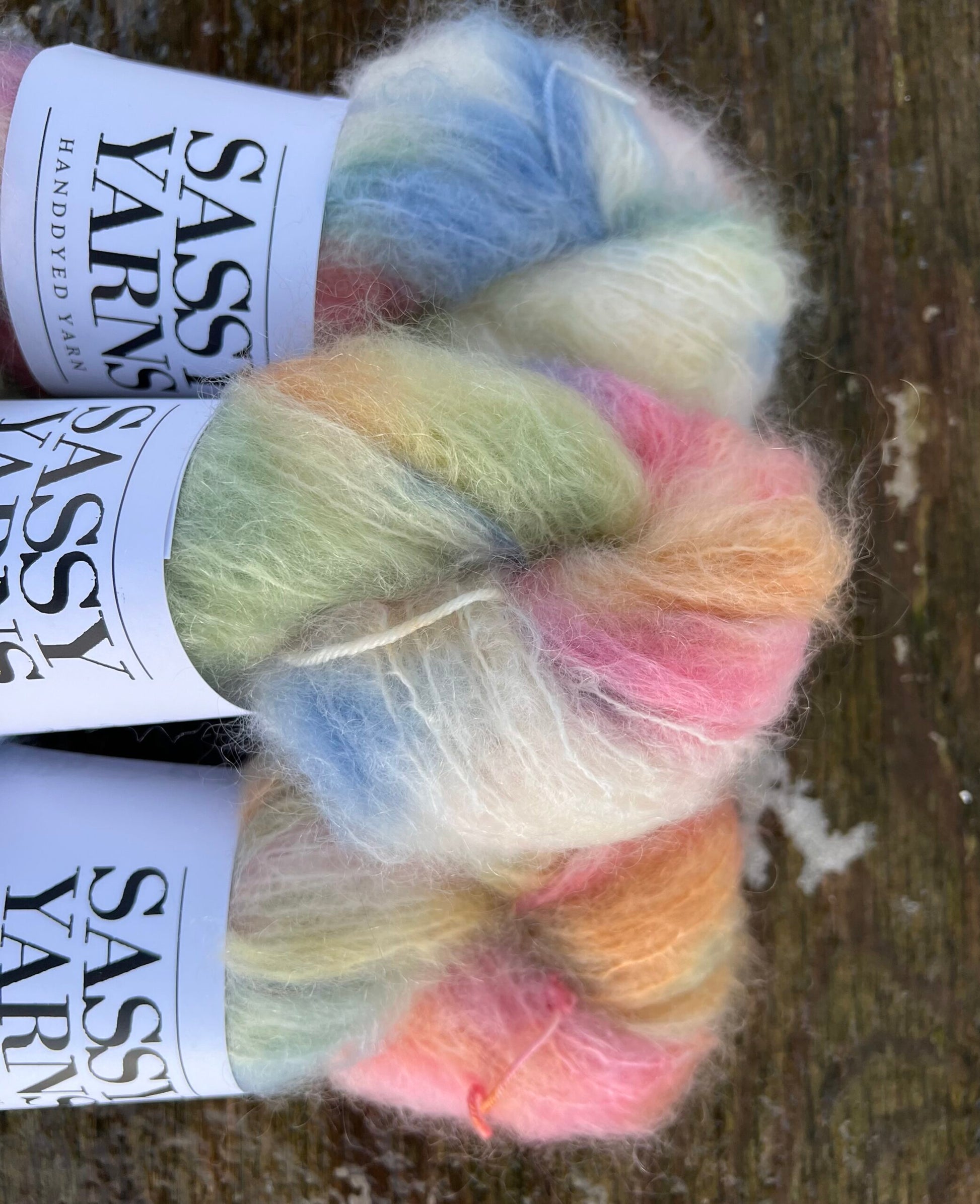 Chunky/fed Mohair - Pasteller - View 2