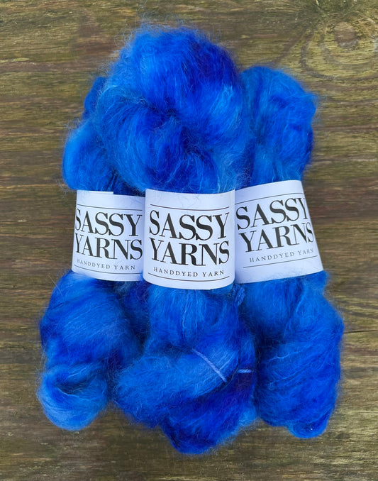 Chunky/fed Mohair - Royal